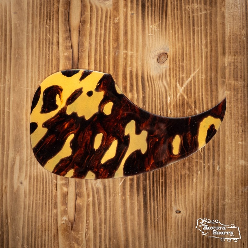 Tortoloid TR-Style 18/28 Hand-poured Tortoise Custom Dreadnought Pickguard