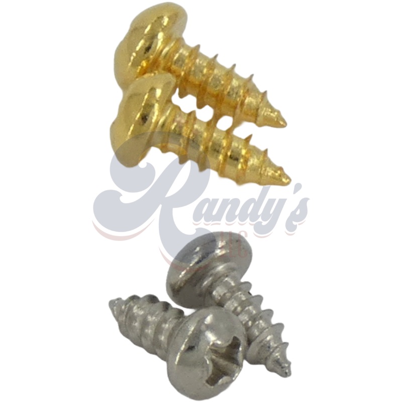 (Contemporary Series) Truss Rod Cover Screws (2-Pack) - Fits Gibson Gold