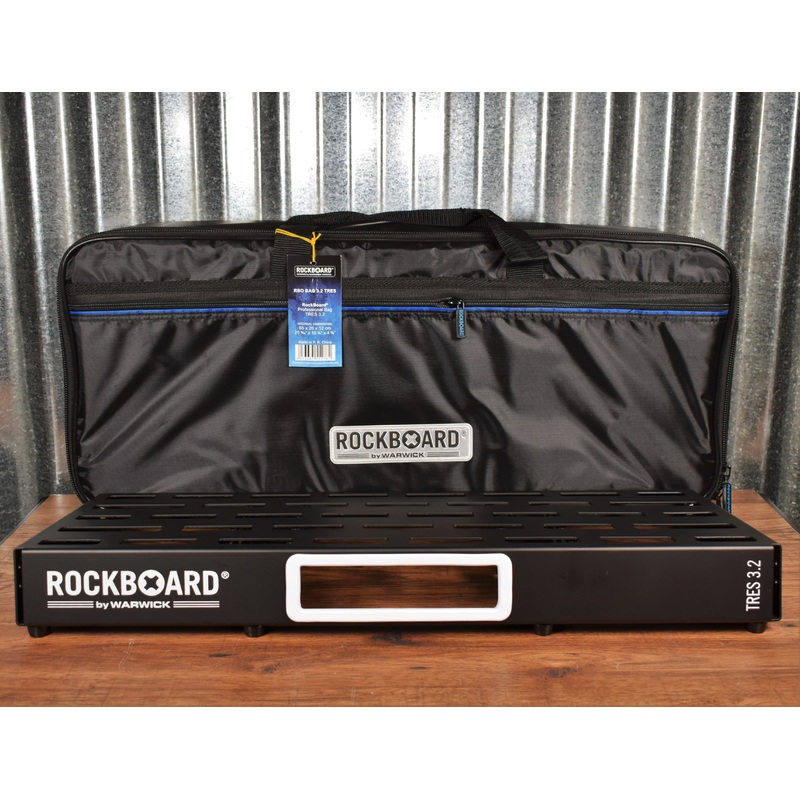 Warwick Rockboard Tres 3.2 B Guitar Effect Pedalboard & Gig Bag