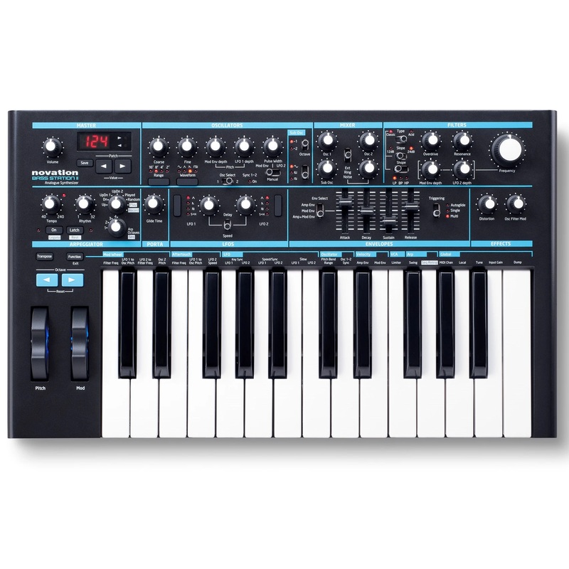 Novation BASSSTATION2 25-Key Analong Synthesizer