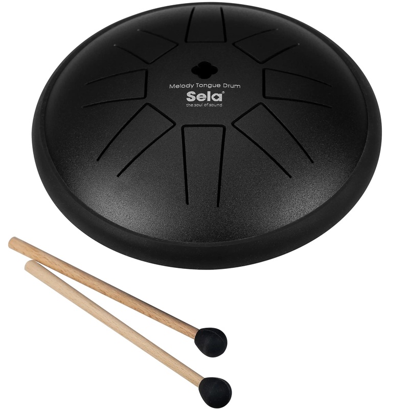 Sela SE360 6" Melody Tongue Drum, C-Major, Black