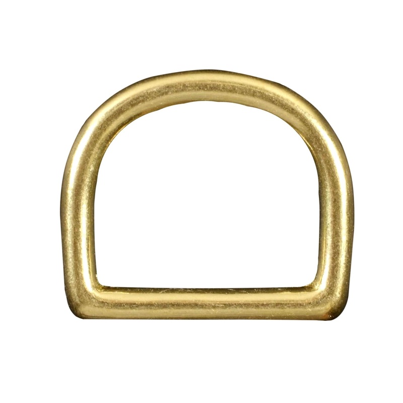 D-Ring, Brass (Sold Individually)