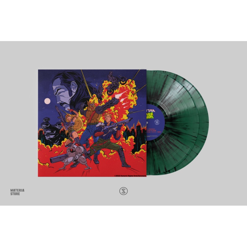 Contra: Hard Corps (Original Video Game Soundtrack) - KONAMI Kukeiha Club (2xLP Vinyl Record) [Materia Exclusive Green/Black Splatter]