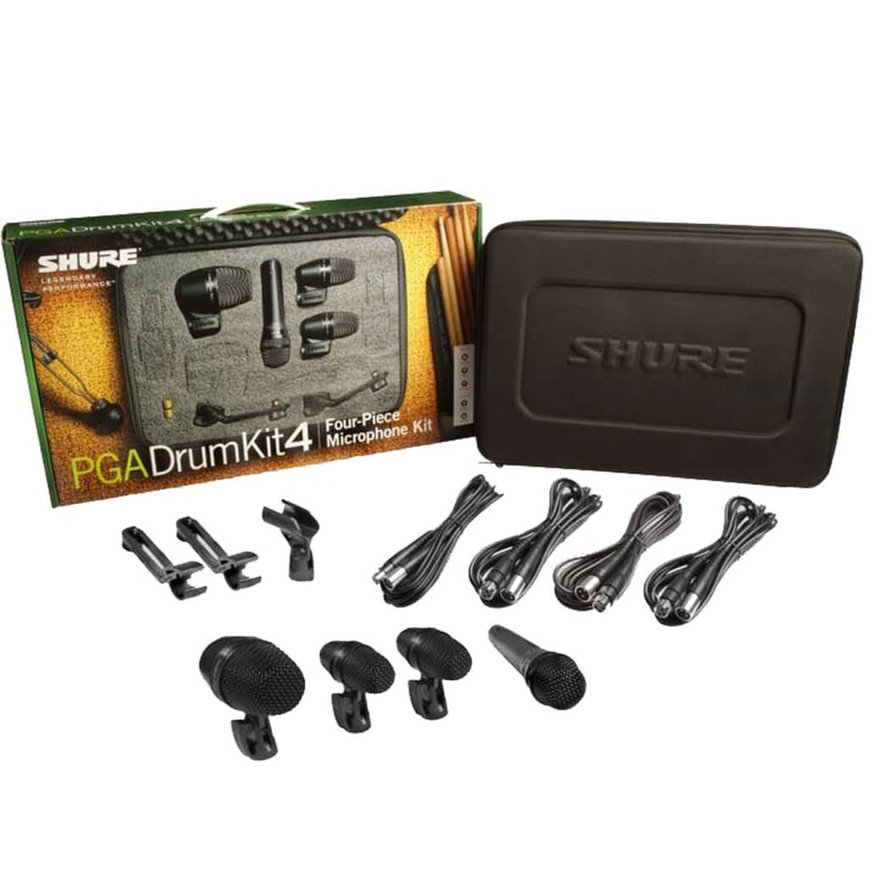 Shure PG Alta Drum Microphone Kit 4 - The Essentials Pack