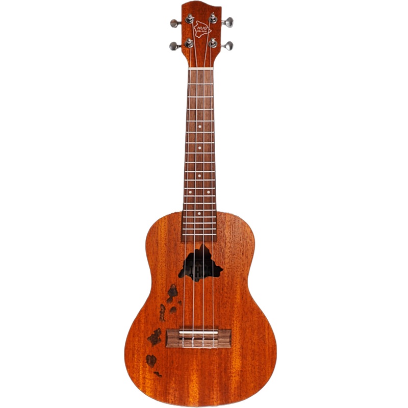 HUG ISLAND-C Concert Ukulele w/ Big Island Sound Hole