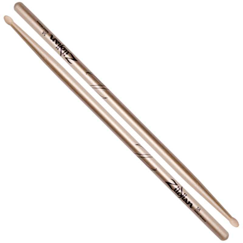 Zildjian Z5ACG Drumstick 5A Wood Chroma Gold Metallic