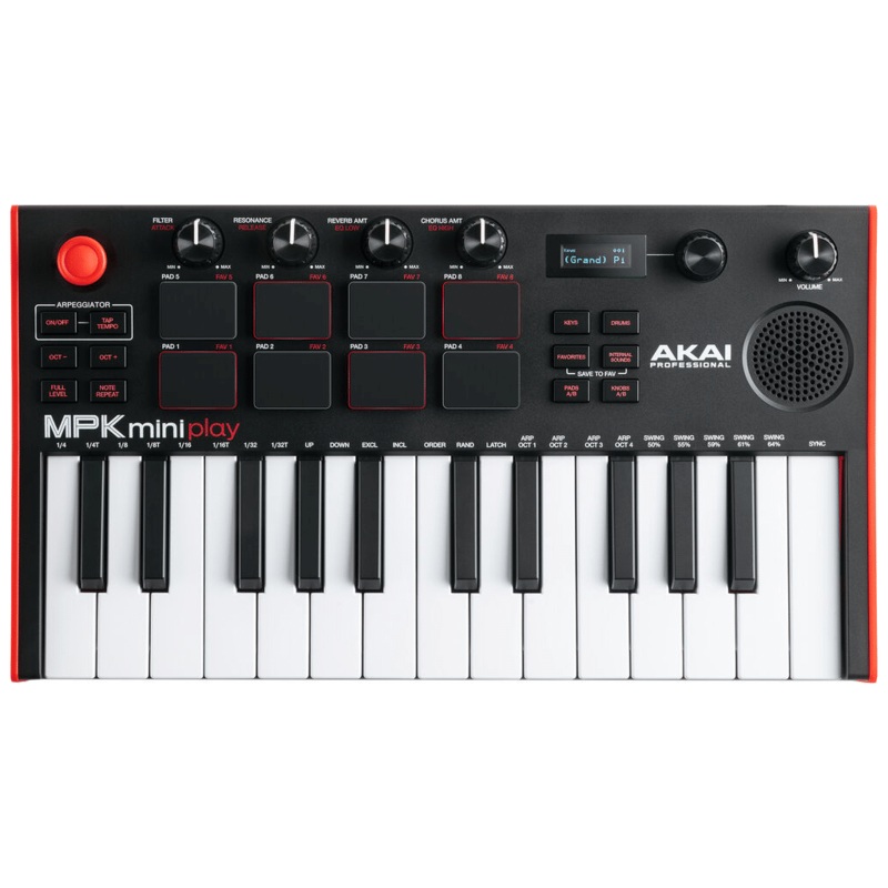 Akai MPK Mini Play MK3 Compact Keyboard and Pad Controller with Speaker