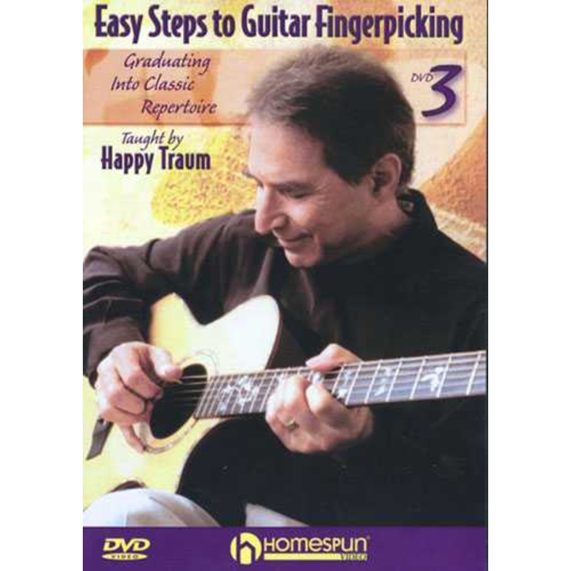 DVD - Easy Steps to Guitar Fingerpicking: Vol. 3 - Graduating Into Classic Repertoire