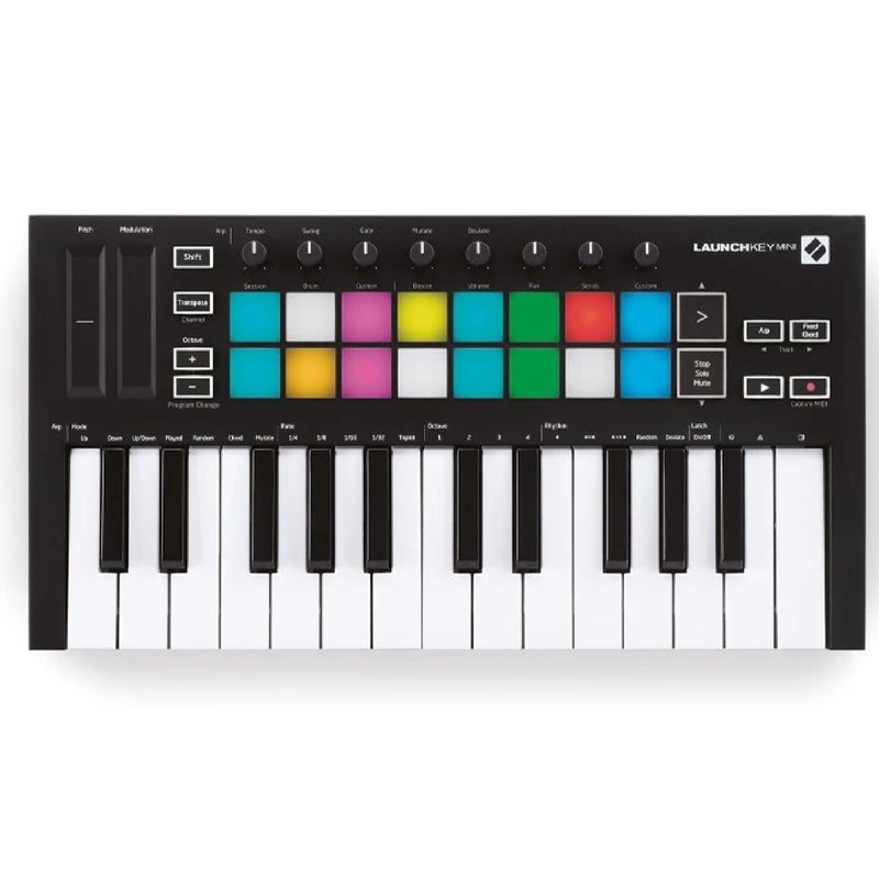 Novation LAUNCHKEYMINI3 USB Midi Controller Keyboard 25 Mini-Key