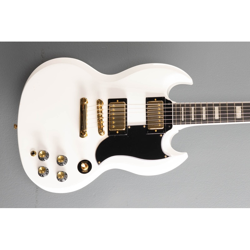 "Inspired by Gibson Collection" SG Custom - Alpine White