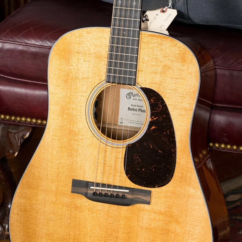 *New 2025 Model* Martin DE Retro Plus Torrefied Spruce/Mahogany Dreadnought Guitar w/Martin Electronics #0558