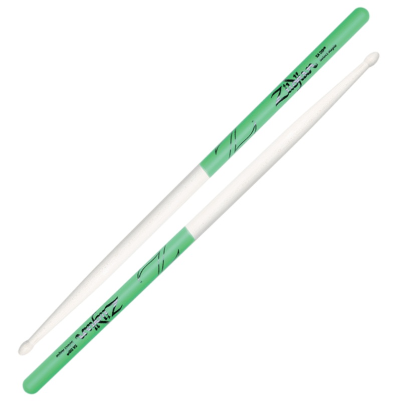 Zildjian 5A Maple DIP Drumsticks - Green