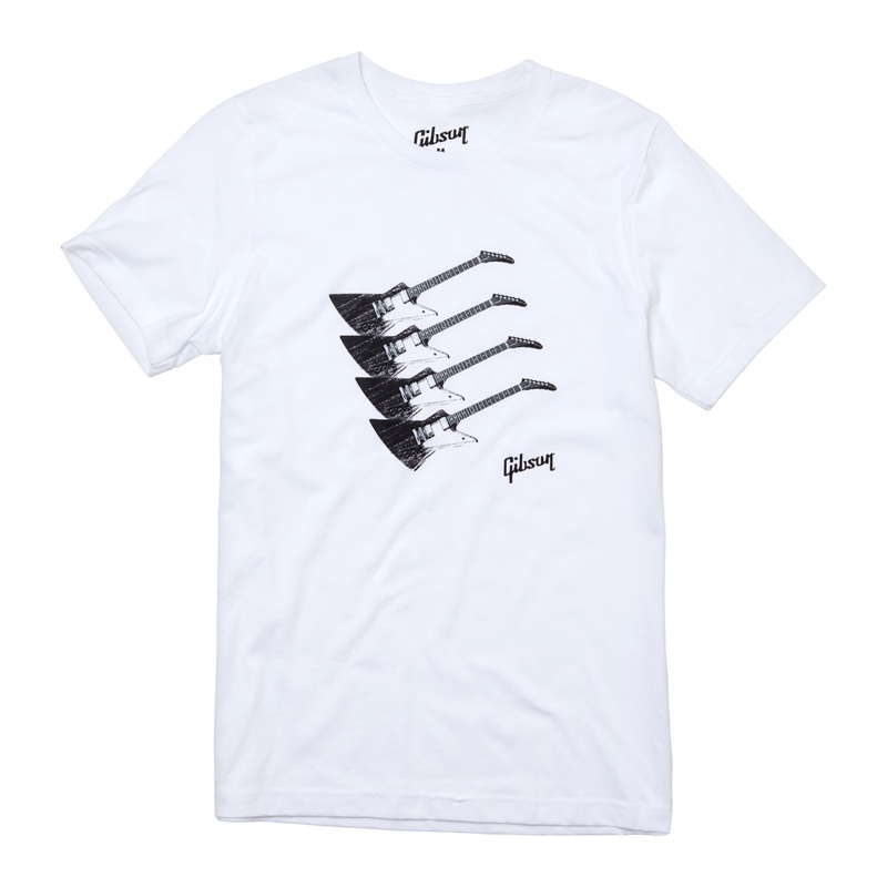 Gibson Four Explorers Tee XS White