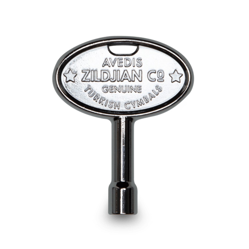 Zildjian ZKEY Chrome Drum Key With Zildjian Logo