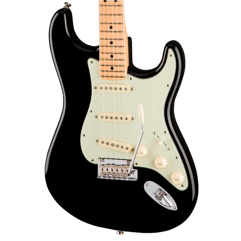 Fender American Professional Stratocaster Guitar - Maple Fingerboard - Black