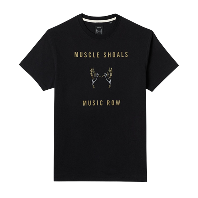 Billy Reid x Gibson Muscle Shoals Music Row Tee Black XS