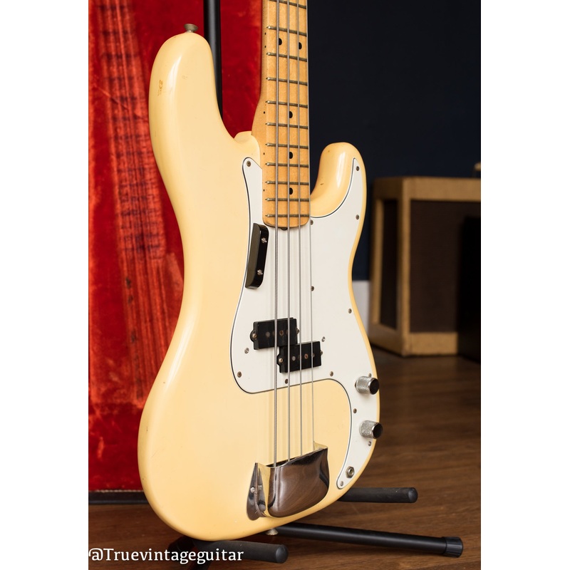 1976 Fender Precision Bass Olympic White Narrow Nut