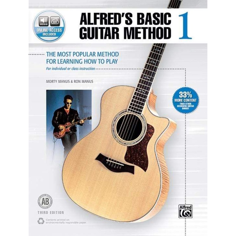 Alfred's Basic Guitar Method 1 - Step-by-Step Beginner's Guide (3rd Edition)