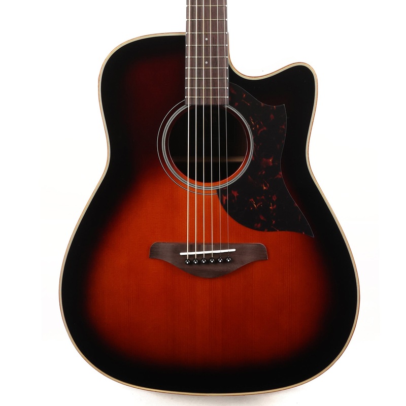 Yamaha A1R Dreadnought Cutaway Acoustic-Electric Tobacco Brown Sunburst