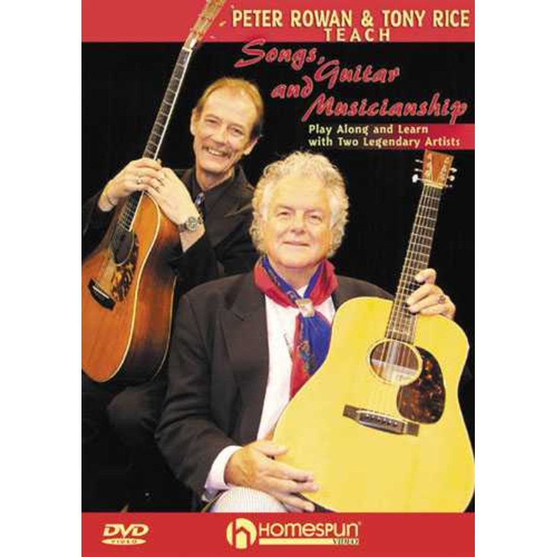 DVD - Peter Rowan and Tony Rice Teach Songs, Guitar, and Musicianship