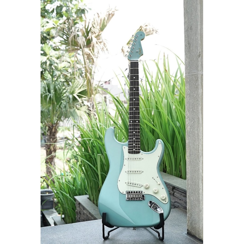 Tokai TST-96 OTM/R Goldstar Sound Japan in Ocean Turquoise Metallic with Matching Headstock Single variant