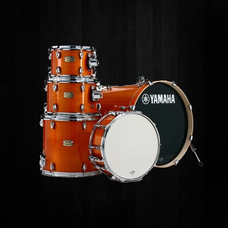 Yamaha Stage Custom Shell Pack 20" Kick Configuration Deep Blue Sunburst