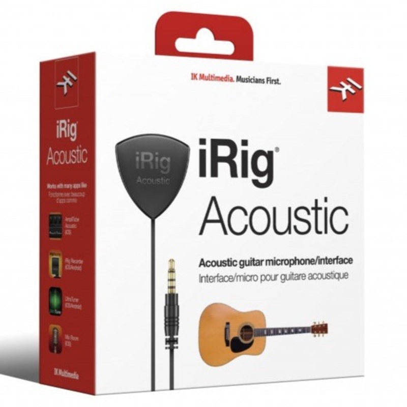IK Multimedia IP-IRIG-ACOU-IN iRig Acoustic Microphone/Interface for iOS devices