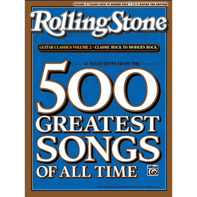 Alfred A-30126 Rolling Stone Magazine's 500 : Classic Rock to Modern Rock