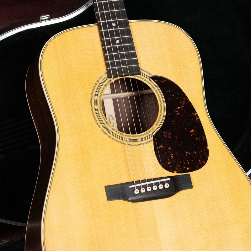 (Used) 2023 Martin D-28 Sitka/Rosewood Satin Dreadnought Acoustic Guitar #2573