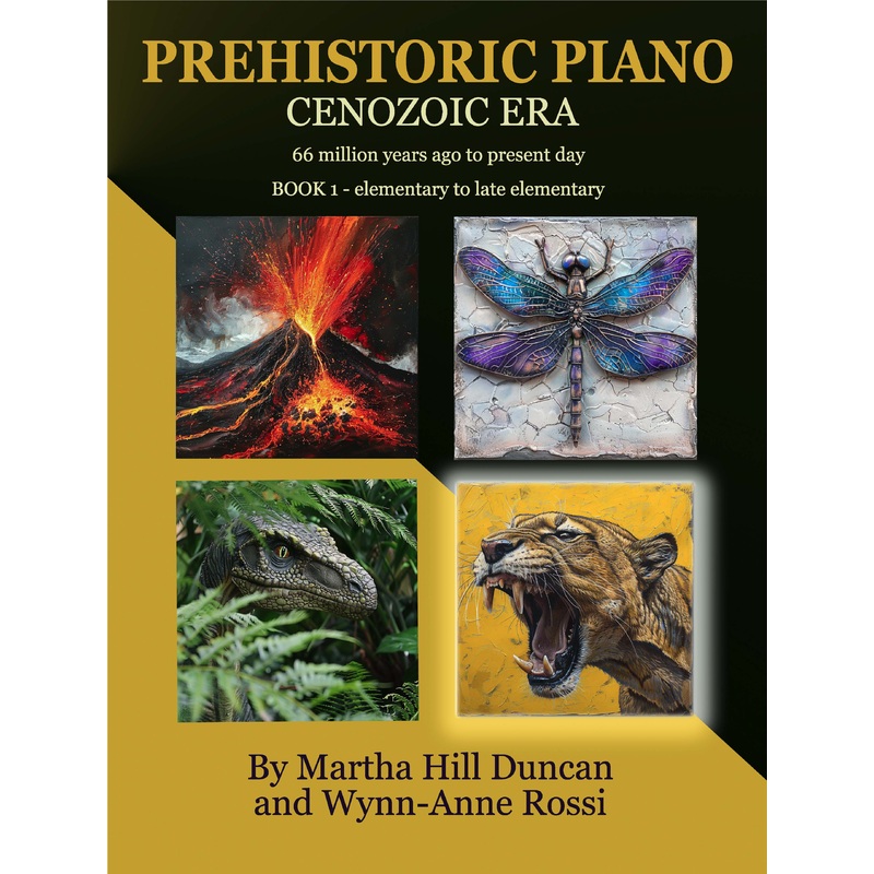 COOLEST CAT  Piano Solo from Prehistoric Piano Bk 1 by Martha Hill Duncan E-Piece