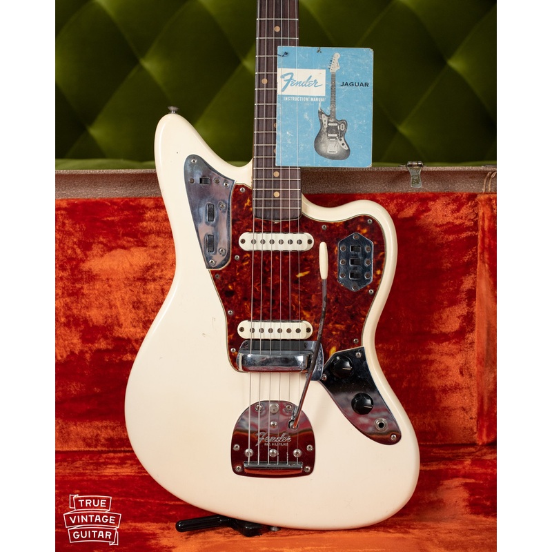 1962 Fender Jaguar Olympic White Slab