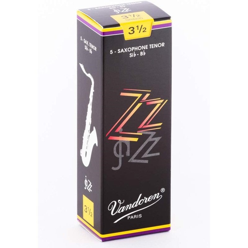 Vandoren SR4235 ZZ Tenor Sax Reeds - Strength 3 1/2 (Box of 5)