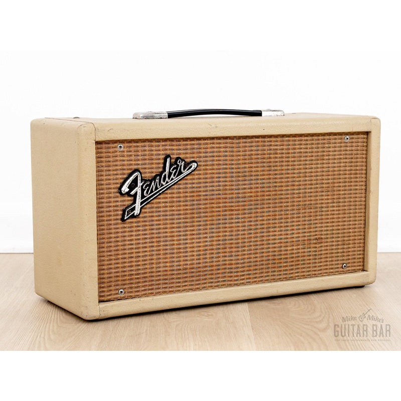 1965 Fender Reverb Unit Pre-CBS Vintage Tube Tank 6G15 Circuit Smooth Blonde, Gold