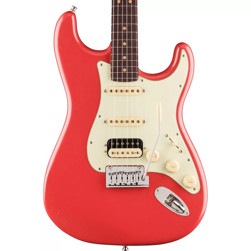 Fender American Ultra Luxe Vintage '60s Stratocaster HSS, Rosewood Fingerboard, Fiesta Red