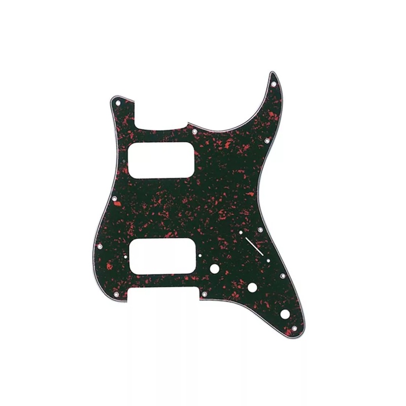 Fender Pickguard, H/H Stratocaster, 11-Hole Mount, Tortoise Shell, 4-Ply