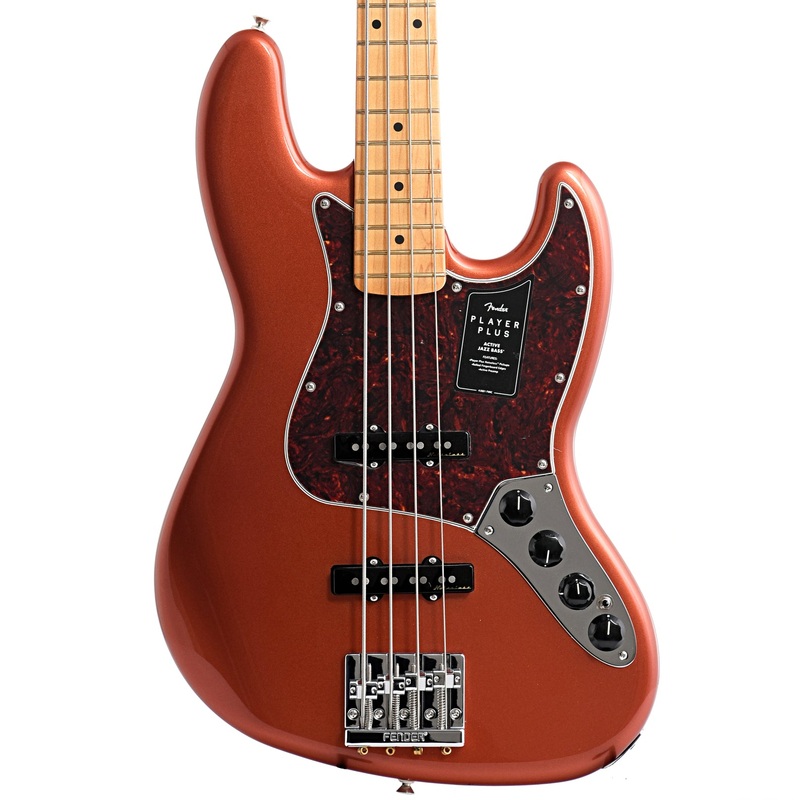 Fender Player Plus Jazz Bass, Aged Candy Apple Red