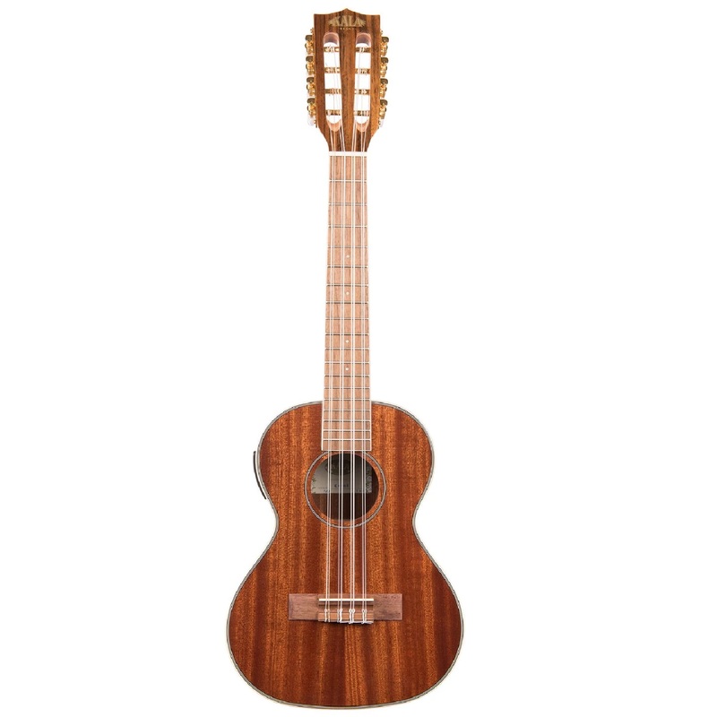 Kala KA-8E 8-String Tenor Mahogany Ukulele, Electronics