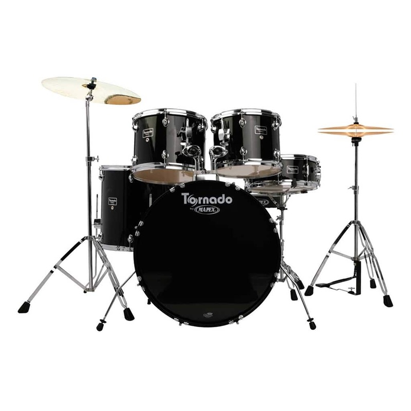 Tornado Rock Size Drum Kit - Black