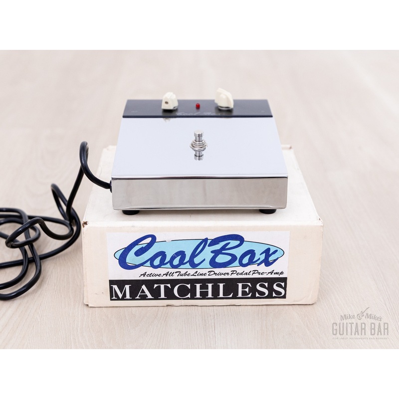 1996 Matchless Cool Box Tube-Driven Preamp & Boost Effects Pedal w/ Box