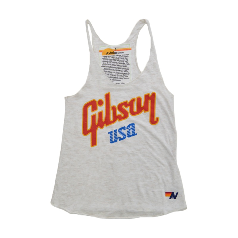 Aviator Nation x Gibson USA Women's Racer Tank, Small