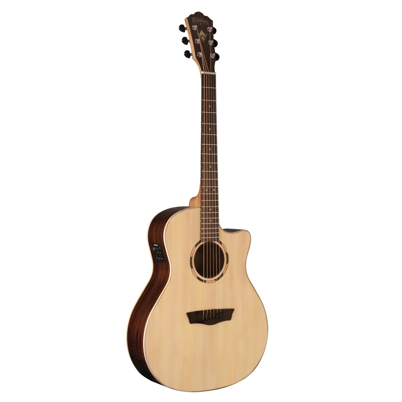 Washburn O20SCE Woodline 20 Series Orchestra Cutaway Acoustic-Electric Guitar