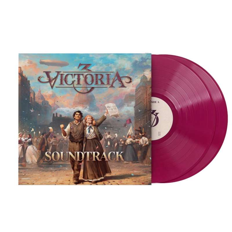 Victoria 3 (Original Soundtrack) - Hkan Glnte and Audinity (2xLP Vinyl Record) - Red