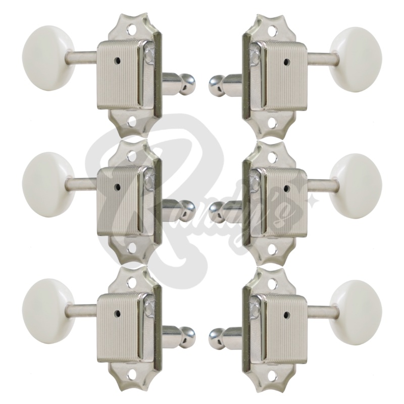 "Vintage Tone Revival" Tuners by Gotoh w/ Oval Buttons (Tall Posts) - Fits Gibson