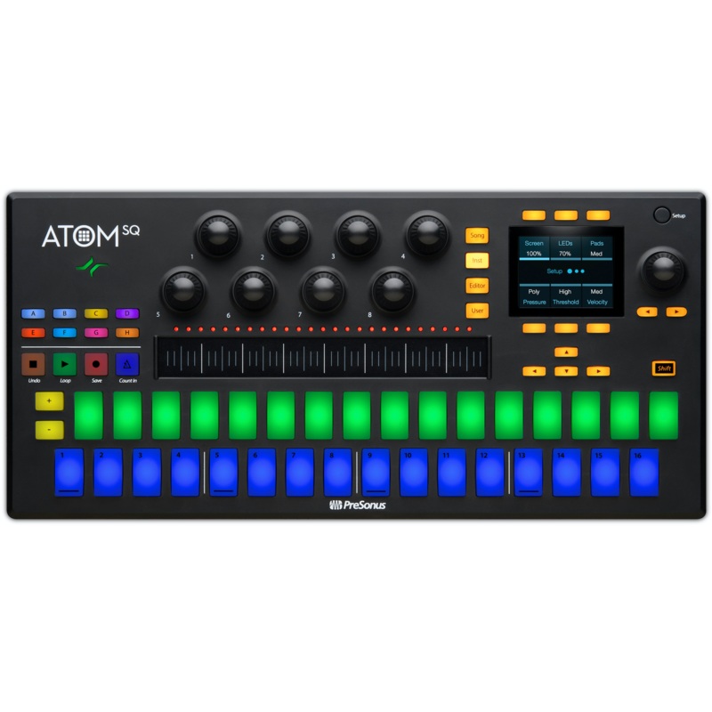 PreSonus ATOMSQ Hybrid MIDI Keyboard, Performance, and Production Controller