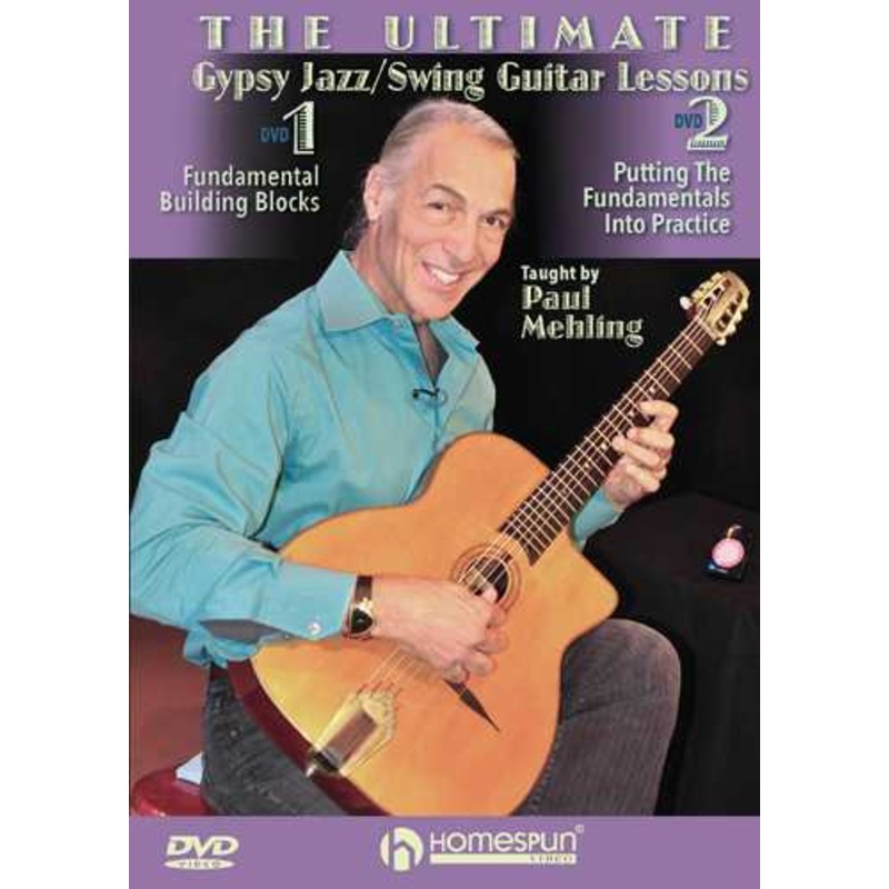 DVD-The Ultimate Gypsy Jazz/Swing Guitar Lesson: Two DVD Set