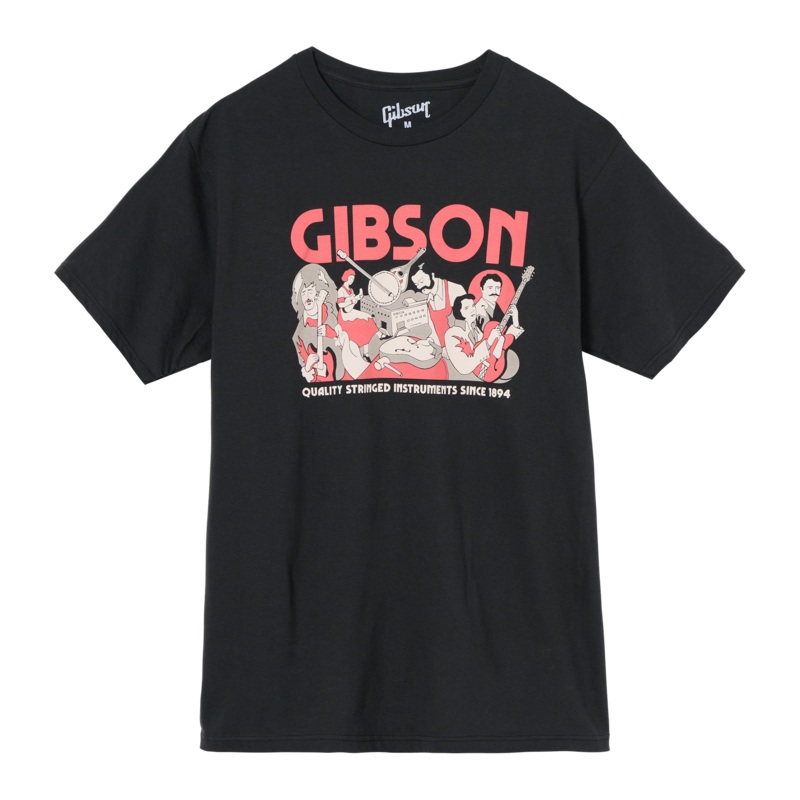 Gibson Catalog Tee Black Small