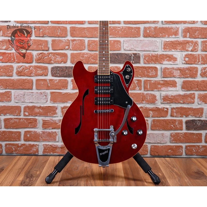 Yamaha SA503 TVL Troy Van Leeuwen Signature Transparent Blood Red 2005 w/OHSC (Owned by Al Jourgensen)