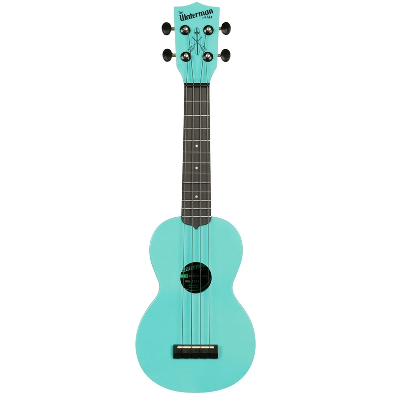 KALA KA-R-WMG-BL-S Soprano Recycled Waterman GITD Ukulele, Aqua Mist