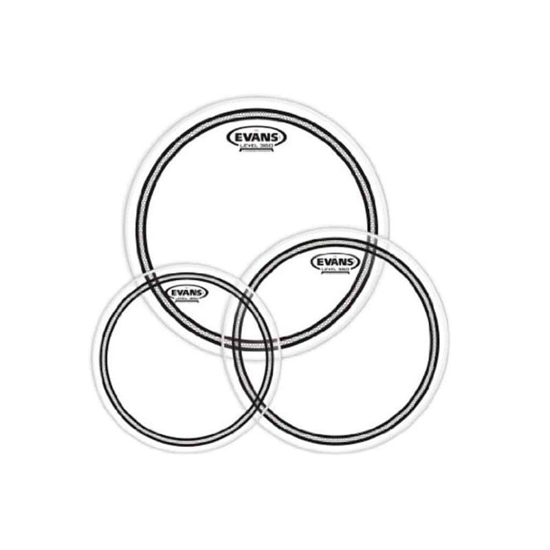 Evans Drumheads - Tompack EC2 CLR 10, 12, 14'' FSN