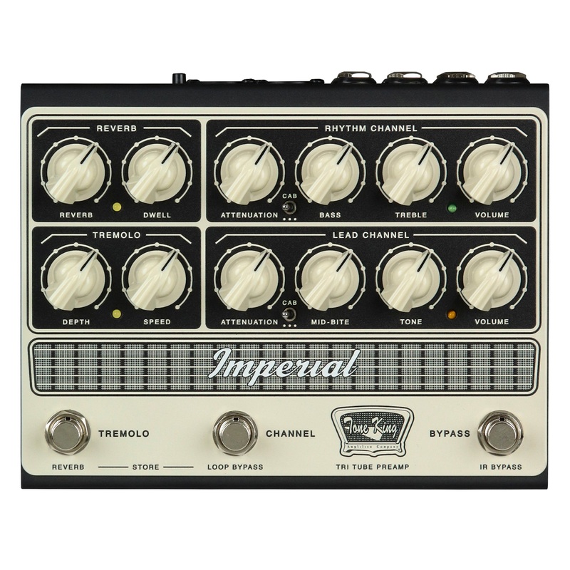 Tone King Imperial Preamp Tri-Tube Preamp Pedal